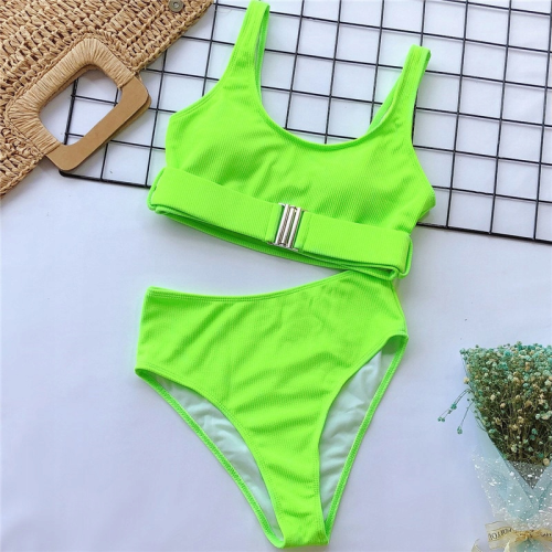 STRÓJ KĄPIELOWY WYSOKI STAN SEXY BIKINI LIMONKA.png