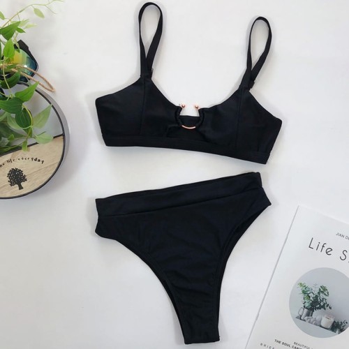 STRÓJ KĄPIELOWY SEXY BIKINI WYSOKI STAN CZARNY.jpg