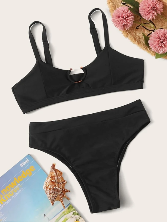 STRÓJ KĄPIELOWY SEXY BIKINI WYSOKI STAN CZARNY.png