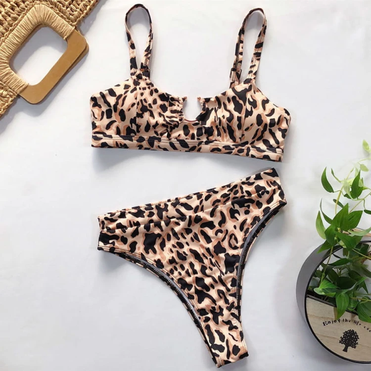 STRÓJ KĄPIELOWY SEXY BIKINI WYSOKI STAN JASNA PANTERKA.jpg