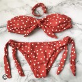 STRÓJ KĄPIELOWY BIKINI W KROPKI CZERWONE.jpg