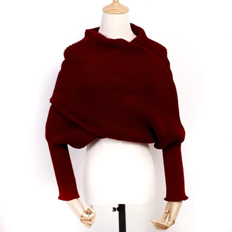 CIEPŁY SWETER SZAL NARZUTKA BORDO.jpg