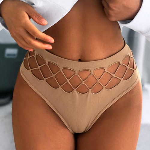 Seksowne Majtki Damskie Beżowe