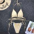 STRÓJ KĄPIELOWY SEXY BIKINI WIĄZANE BEŻOWE.jpg