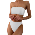 Strój Kąpielowy Sexy Bikini Wysoki Stan Biały.png