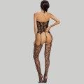 Seksowne Czarne Bodystocking Koronkowe Body.jpg