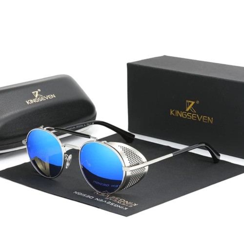 Okulary Przeciwsłoneczne Kingseven Uv400 Lenonki Silver/Blue.jpg