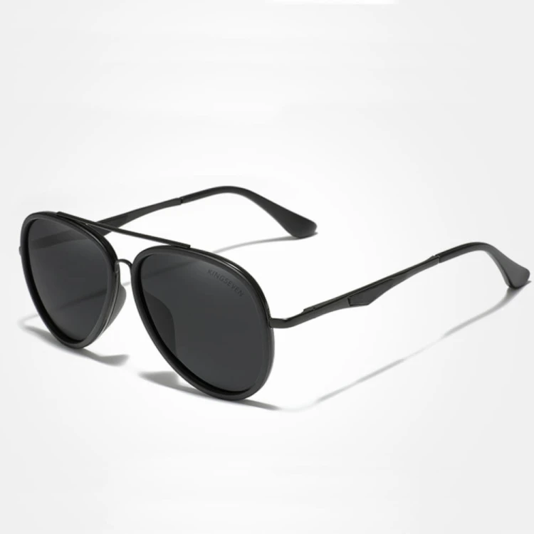 Okulary Przeciwsłoneczne Kingseven Uv400 Pilotki Black/Gray.jpg