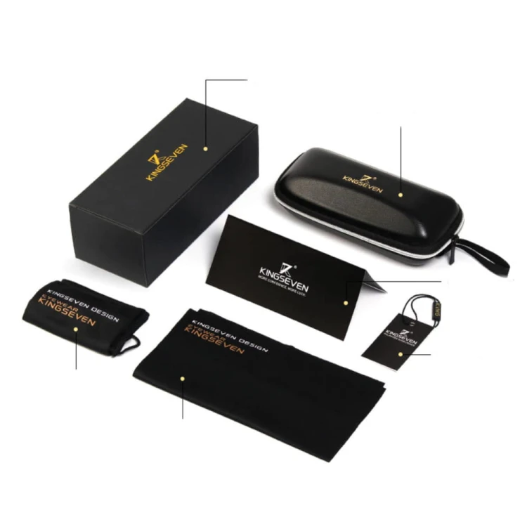 Okulary Przeciwsłoneczne Kingseven Uv400 Pilotki Gold/Brown.jpg