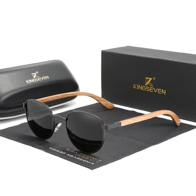 Okulary Przeciwsłoneczne Kingseven Uv400 Drewniane Black.jpg