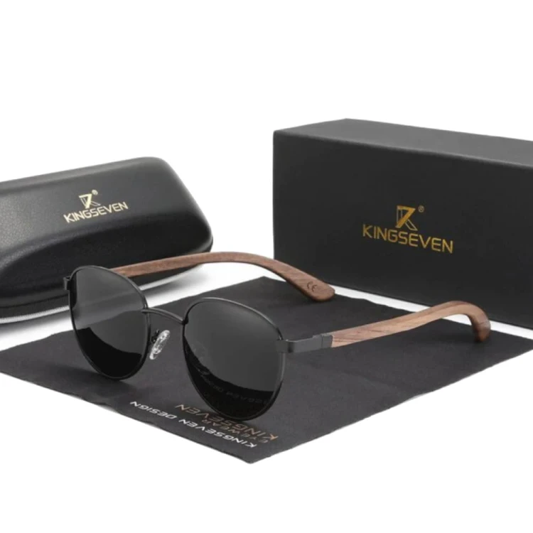 Okulary Przeciwsłoneczne Kingseven Uv400 Drewniane Black.jpg