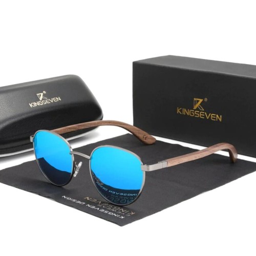Okulary Przeciwsłoneczne Kingseven Uv400 Drewniane Blue.jpg
