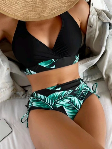 Strój Kąpielowy Wysoki Stan Bikini Push Up.png