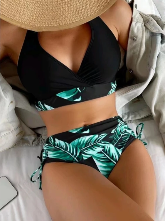 Strój Kąpielowy Wysoki Stan Bikini Push Up.png