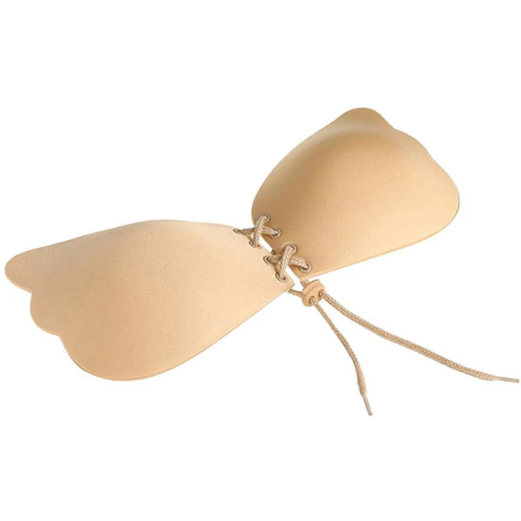 BIUSTONOSZ SAMONOŚNY REGULACJA STANIK PUSH UP BEŻ.jpg
