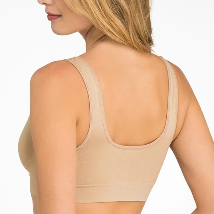 BIUSTONOSZ STANIK SPORTOWY FITNESS TOP BEŻ.jpg