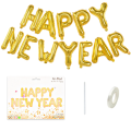 Zestaw Balonów Balony Sylwester Happy New Year 40cm