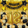 Zestaw Dekoracji Balony Na 18 Urodziny Kurtyna Party.png