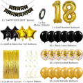 Zestaw Dekoracji Balony Na 18 Urodziny Kurtyna Party.png