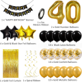 Zestaw Dekoracji Balony Na 40 Urodziny Kurtyna Party.png