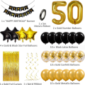 Zestaw Dekoracji Balony Na 50 Urodziny Kurtyna Party.png