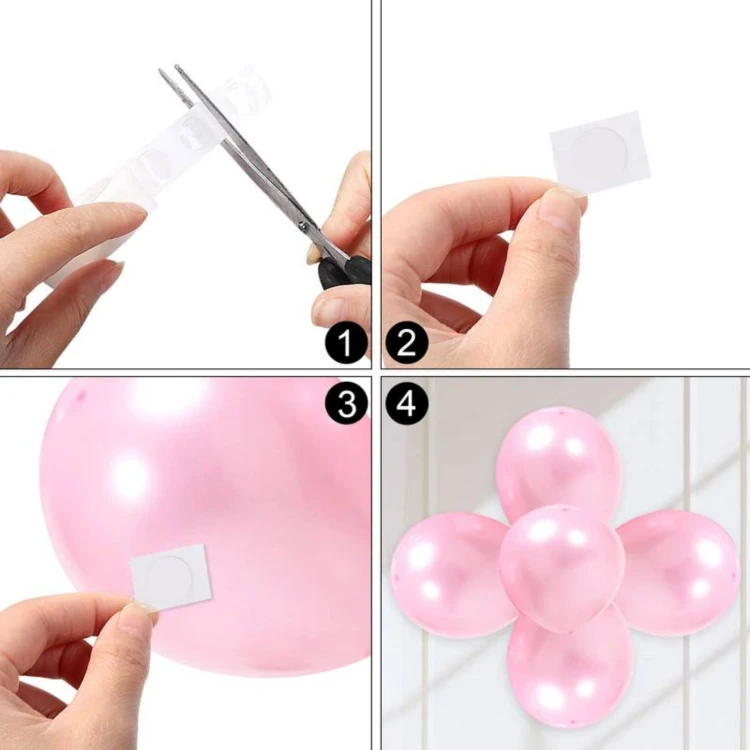 Samoprzylepne Kropki Klejące Do Girland Balonów 100 Sztuk.png