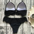 STRÓJ KĄPIELOWY KOSTIUM BIKINI KORONKA PUSH UP CZARNY.jpg