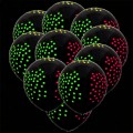 Zestaw Balonów Fluorescencyjnych Neon Kropki 10 szt .jpg