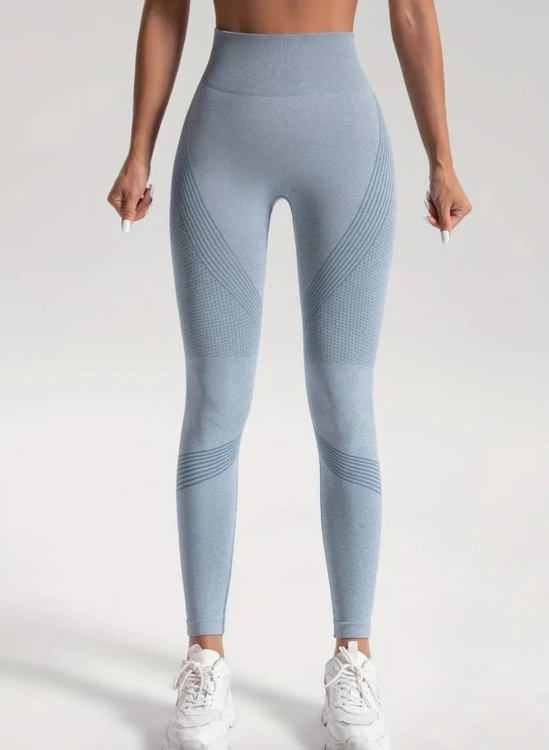 Legginsy Damskie Modelujące Pośladki Fitness Niebieskie.jpg