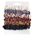 Zestaw Satynowych Gumek do włosów Scrunchies - 6 szt