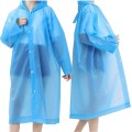 Peleryna Przeciwdeszczowa Wodoodporny Płaszcz Niebieski