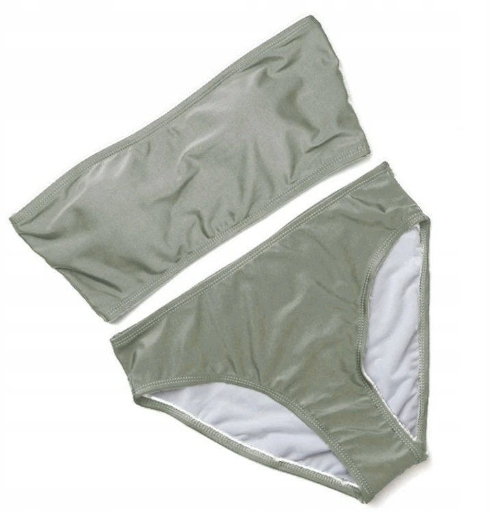 STRÓJ KĄPIELOWY SEXY BIKINI WYSOKI STAN SZARY.png