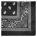 Bandamka Chusta Na Głowę Szyję Apaszka Bandana Czarna