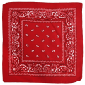 Bandamka Chusta Na Głowę Szyję Apaszka Bandana Czerwona