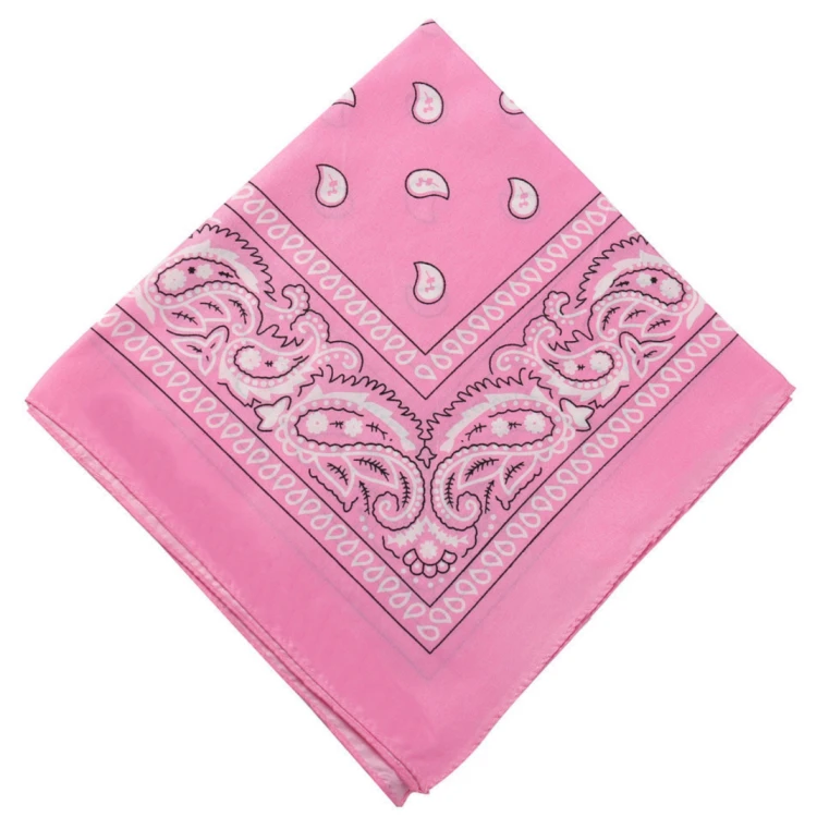 Bandamka Chusta Na Głowę Szyję Apaszka Bandana Różowa