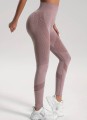 Legginsy Damskie Modelujące Pośladki Fitness różowe