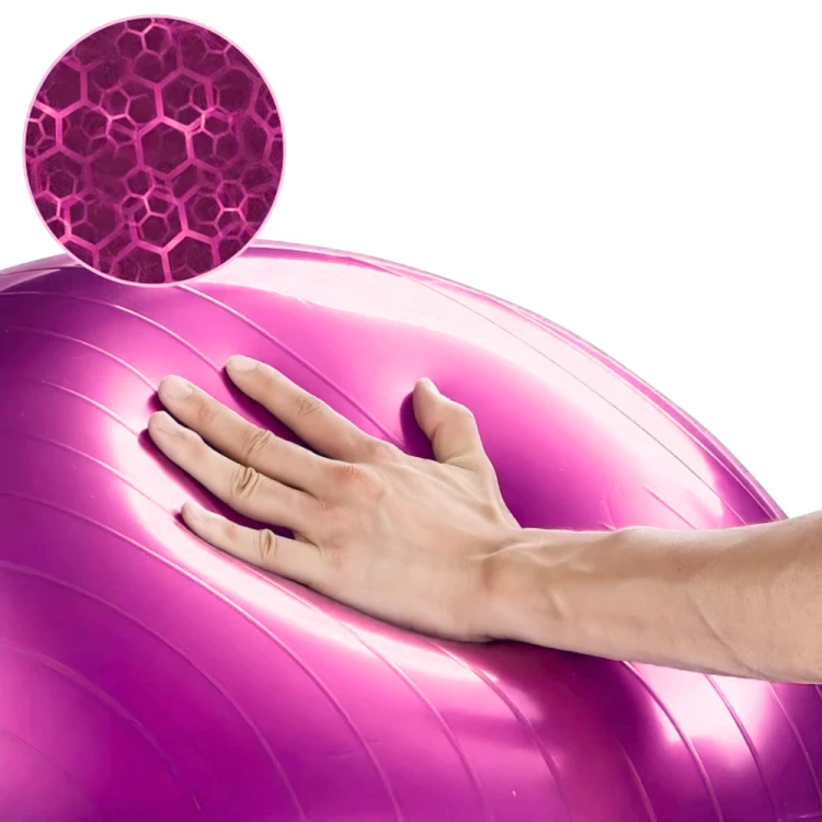 Piłka Gimnastyczna Do Ćwiczeń Fitness + Pomka 55 CM