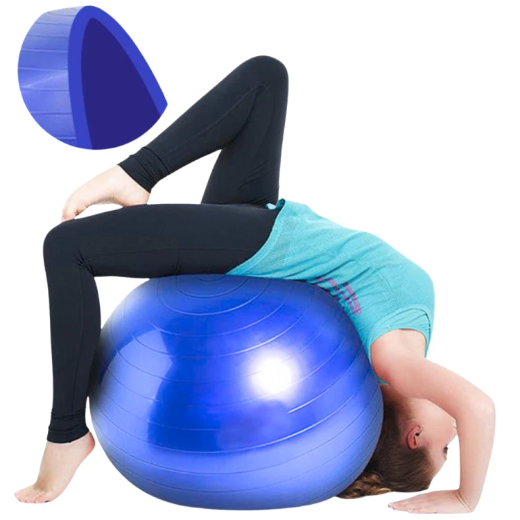Piłka Gimnastyczna Do Ćwiczeń Fitness + Pomka 65 CM