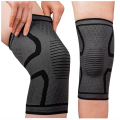 Elastyczna Opaska Orteza Kolana Stabilizator Szary - 1 SZT