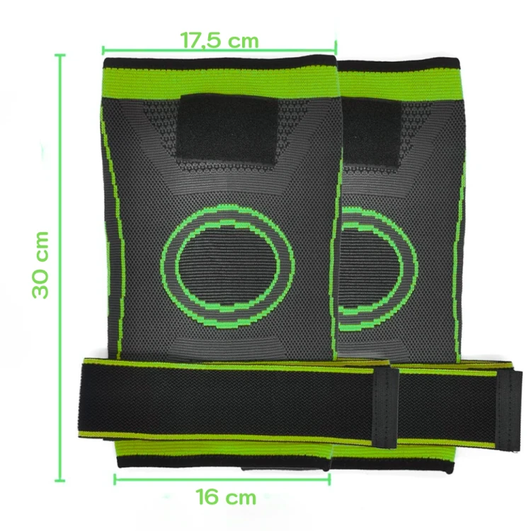Stabilizator Orteza Kolana Elastyczna Opaska Zielony - 1 SZT