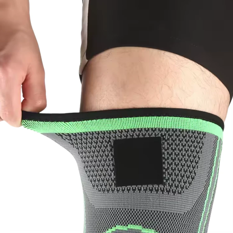 Stabilizator Orteza Kolana Elastyczna Opaska Zielony - 1 SZT