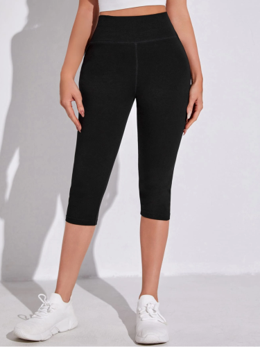 Legginsy Damskie Rybaczki Sportowe Czarne.png