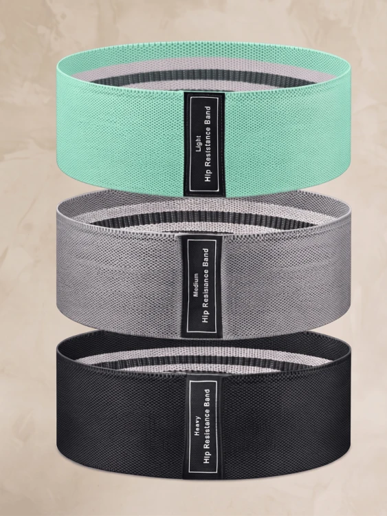 Zestaw 3 Gum Oporowych Materiałowych Hip Band Do Ćwiczeń