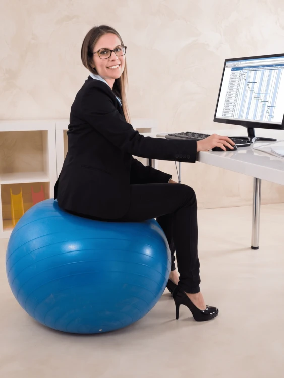 Piłka Gimnastyczna Do Ćwiczeń Fitness + Pomka 65 cm