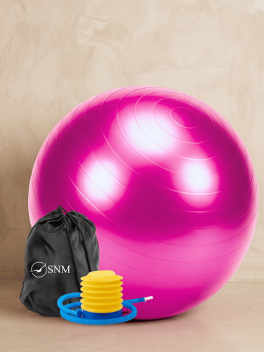 Piłka Gimnastyczna Do Ćwiczeń Fitness + Pomka 55 cm