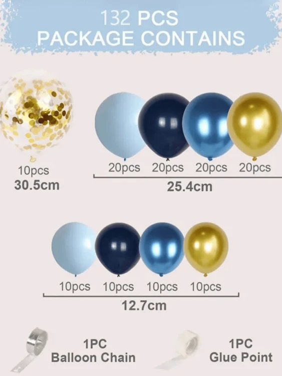 Zestaw Balonów do Girlandy Balonowej Na Imprezę 143 szt