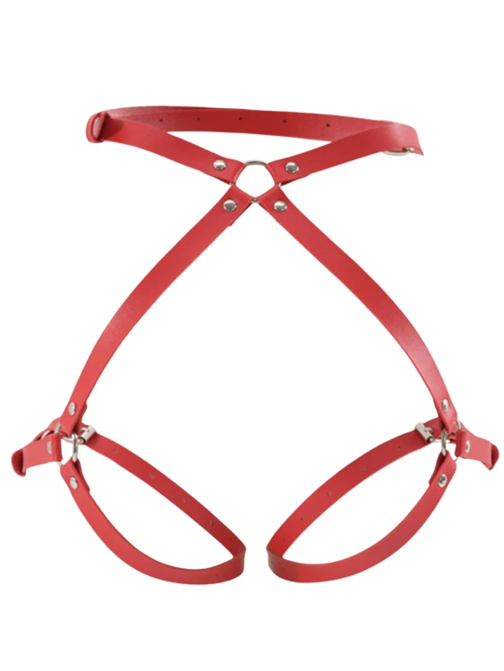 Pas Na Uda Uprząż Harness Czerwony