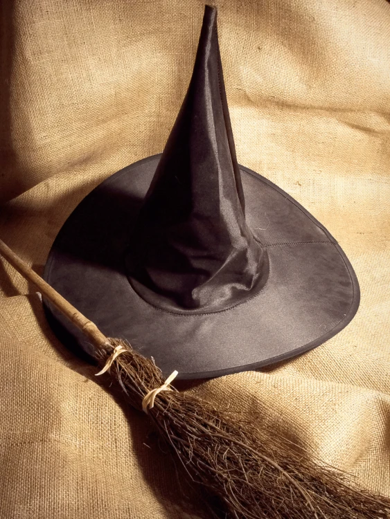 Kapelusz Czarownicy Czarny Halloween