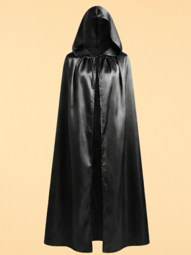Czarna Peleryna Przebranie na Halloween