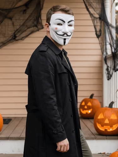 Maska Na Halloween Anonymous